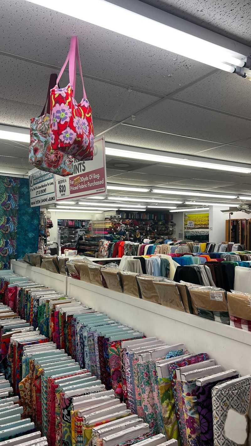 An Enormous And Ever-Changing Fabric Selection
