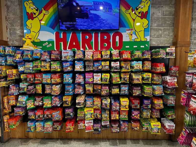 An Impressive Wall Of Gummies And Candy An Impressive Wall Of Gummies And Candy