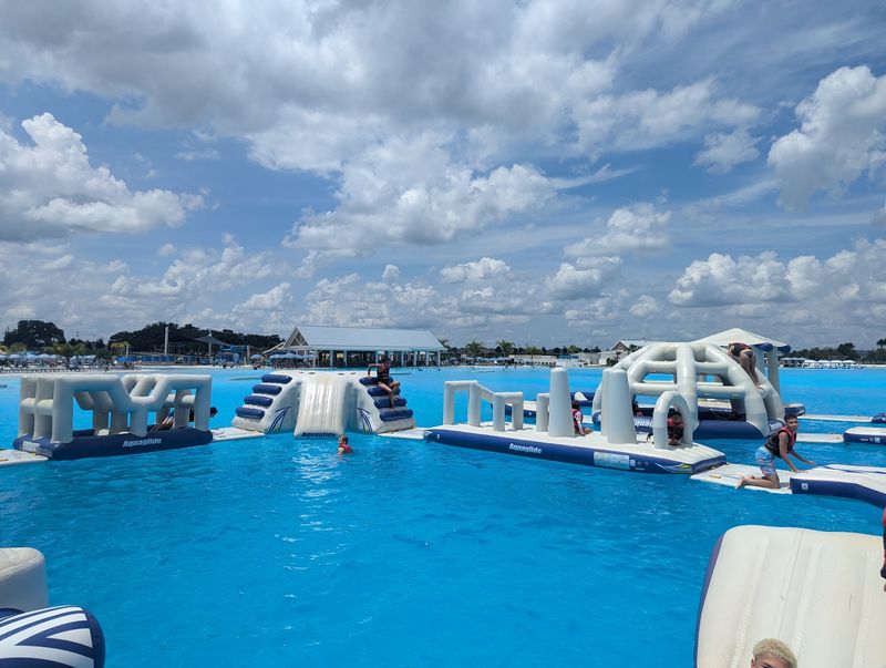 An Inflatable Obstacle Course That Humbles Grown-Ups