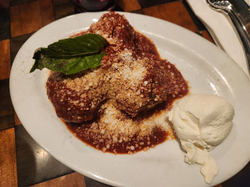 The Legendary Meatballs with Ricotta Cheese