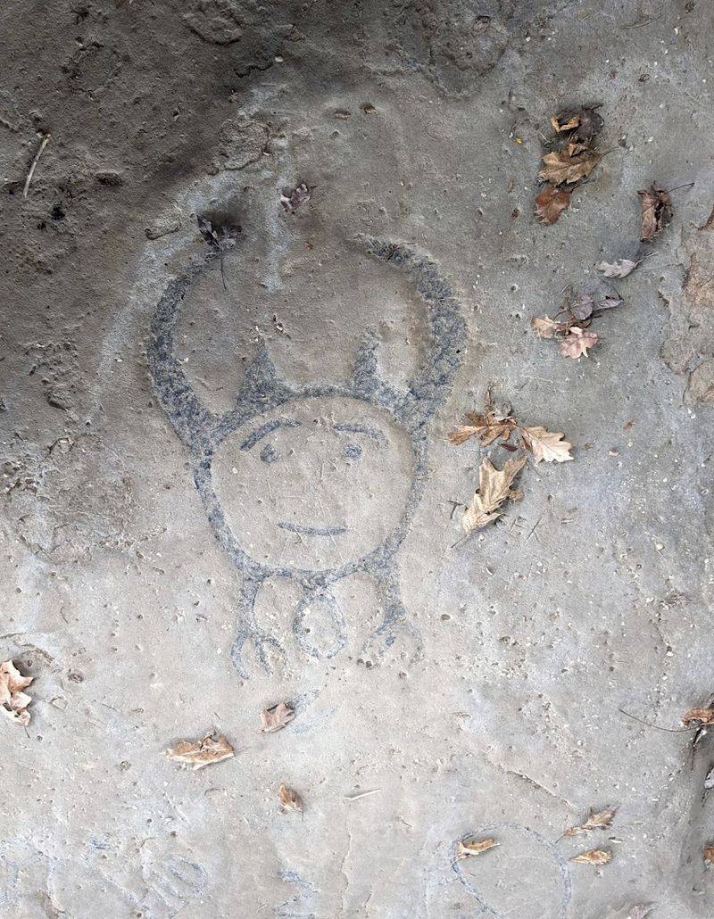 Ancient Carvings Carved Into Time