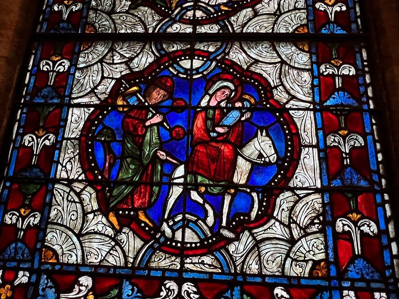 Medieval Stained Glass That Belongs In A Cathedral