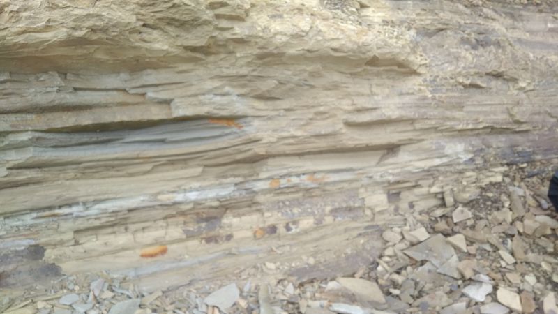 Ancient Lake Beds Beneath A Mountain Town