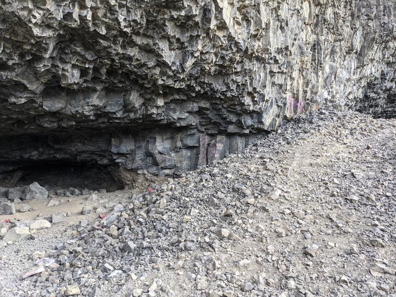 Ancient Native Artwork Waiting In The Rock