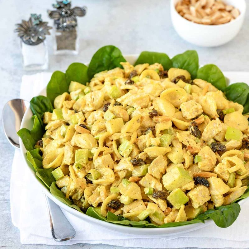 Curry Chicken Pasta Salad
