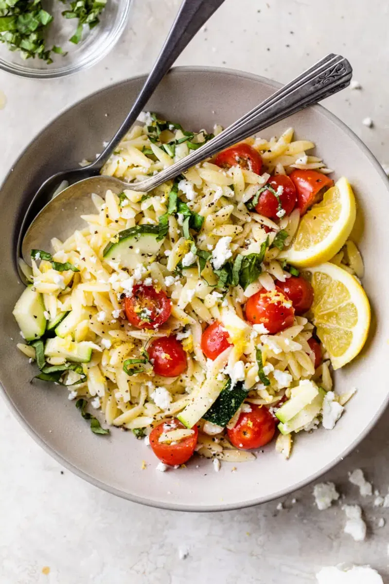 Lemon Herb Pasta Salad