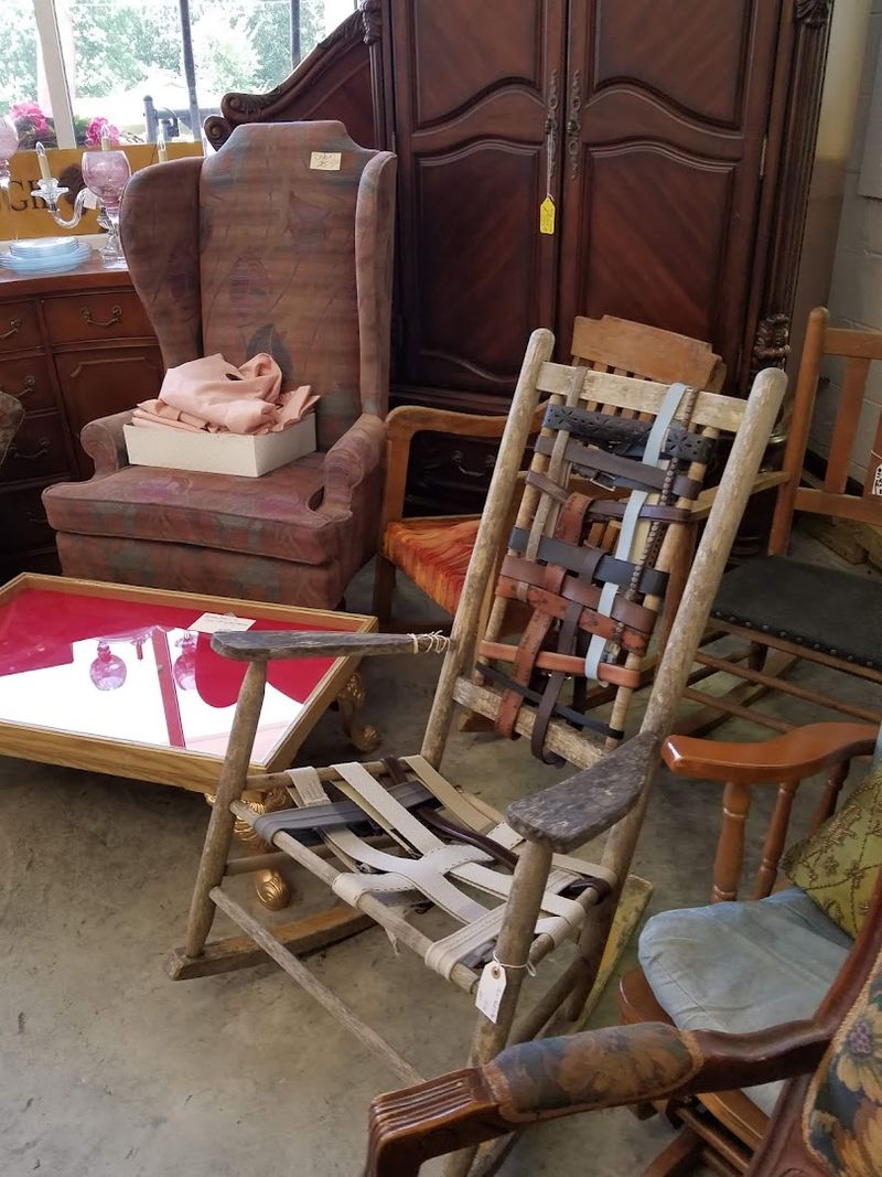 Antique Furniture And Collectibles Fill The Aisles