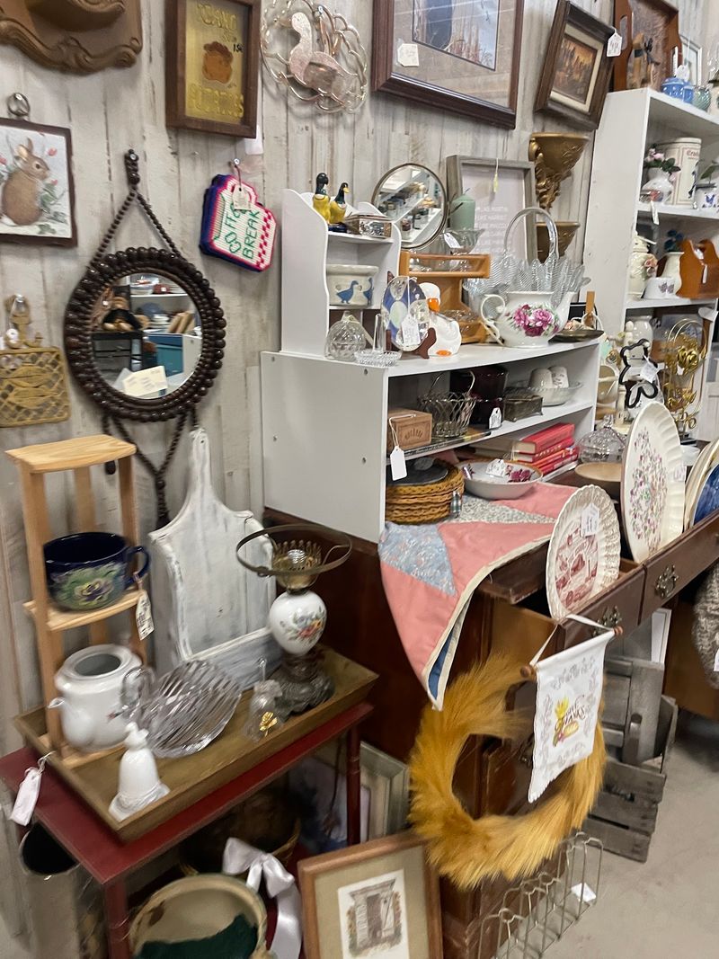 Antiques And Brand-New Crafts Share The Same Aisles