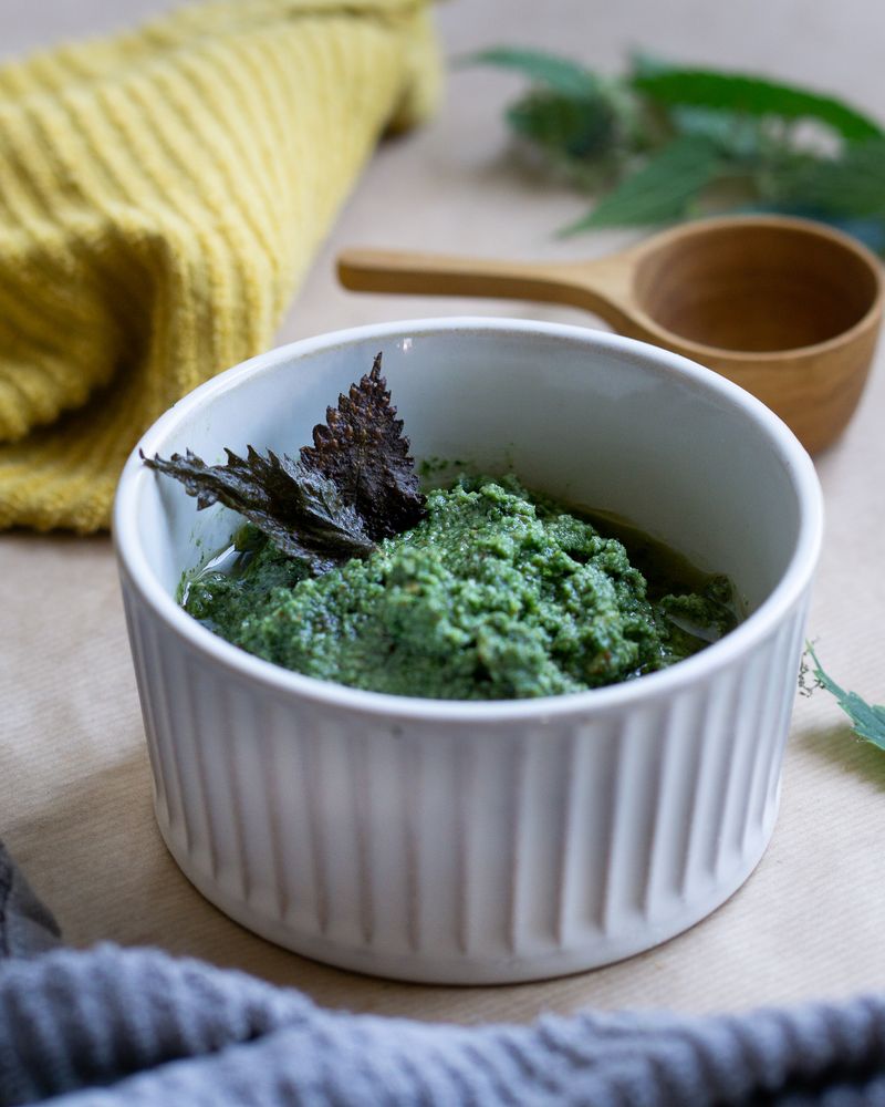 Nettle Pesto: Foraged Forest Flavor