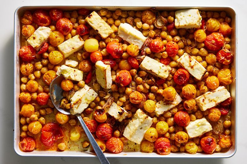 Mediterranean Chickpea Bake