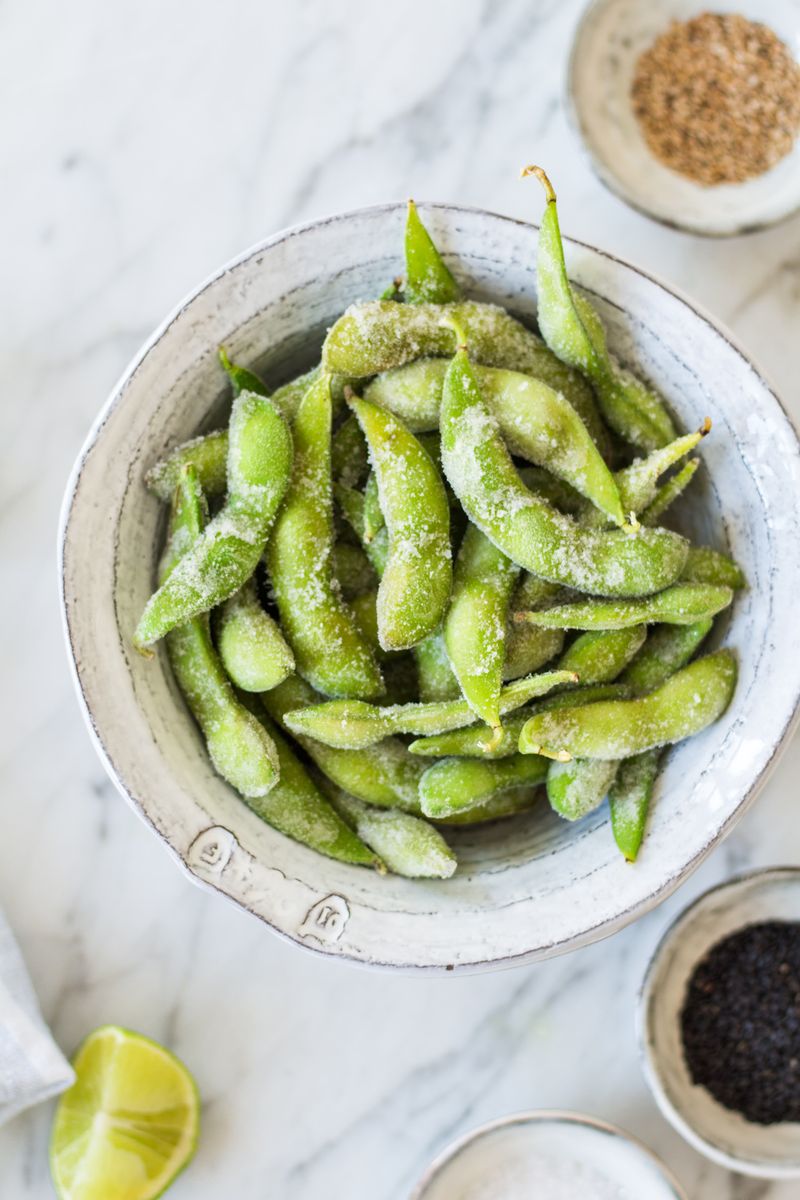 Edamame Pods with Sea Salt