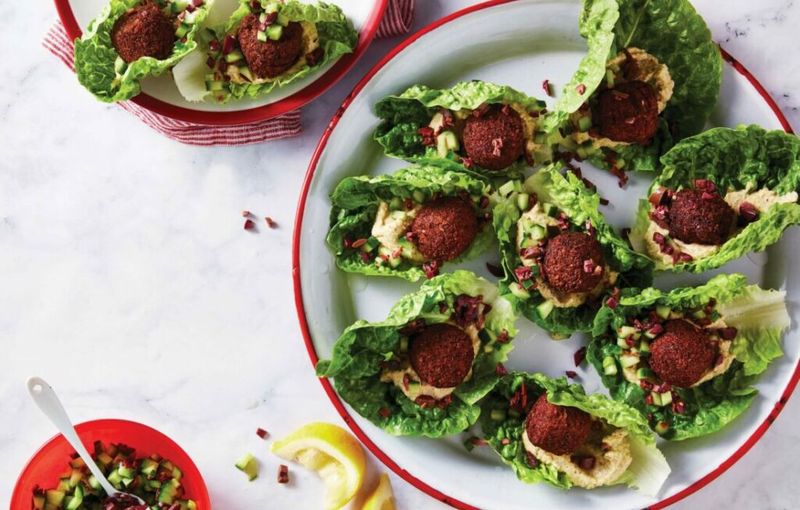 Falafel Lettuce Wraps