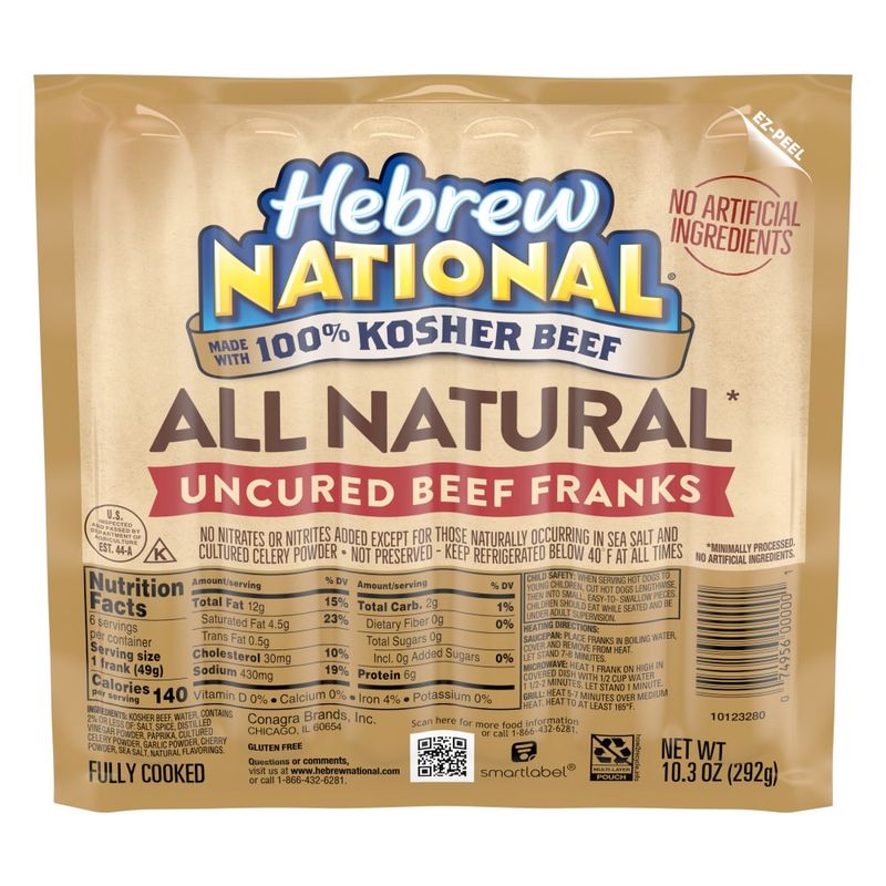 Hebrew National All-Natural Beef Franks