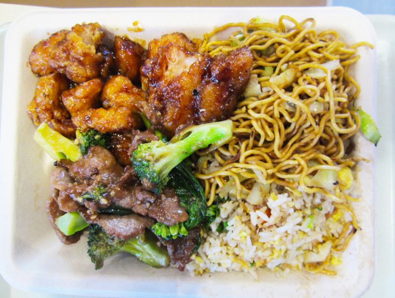 Panda Express Orange Chicken + Chow Mein Combo