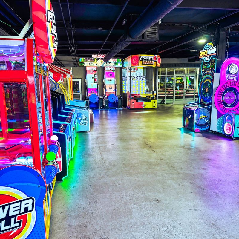 Arcade Games and Snacks Between Races