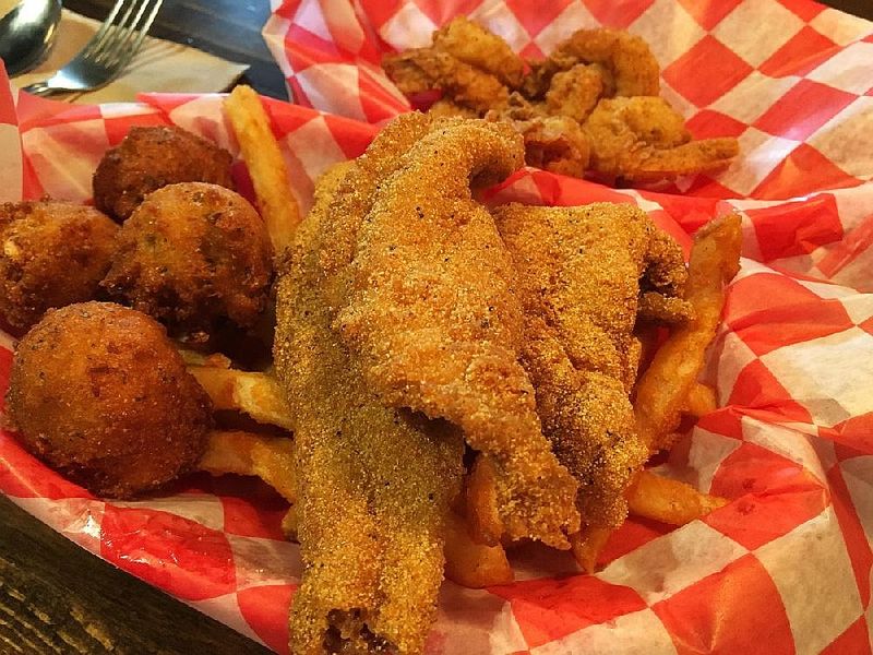 Arkansas's Fried Catfish Po'Boy