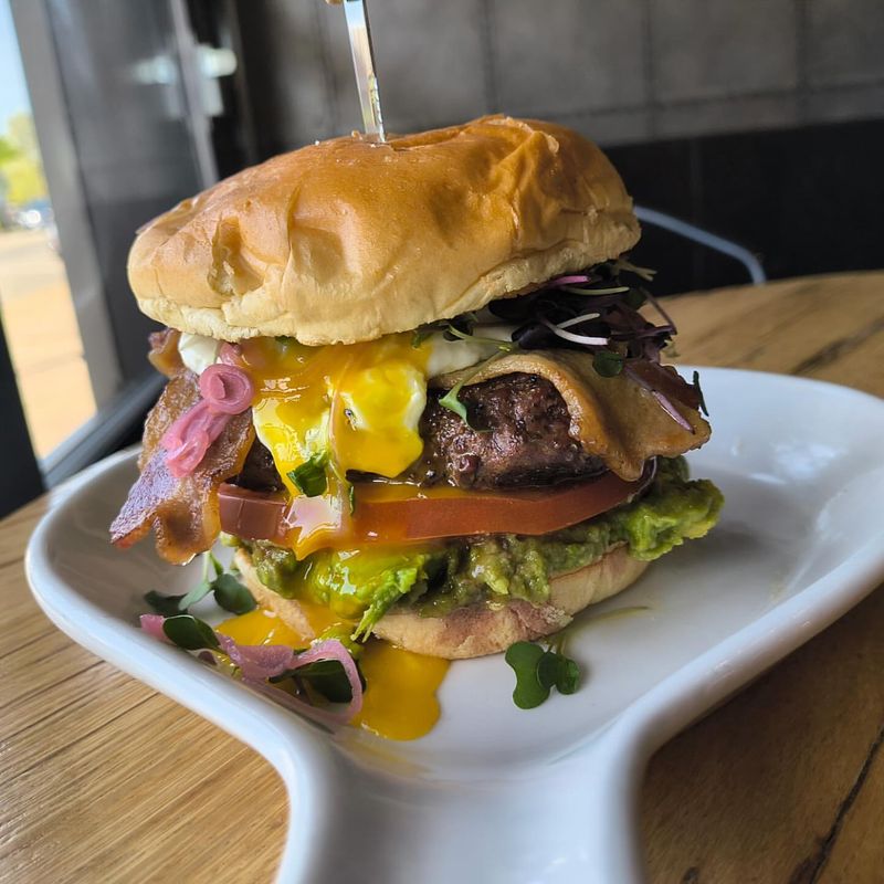 California's Avocado Dream Burger