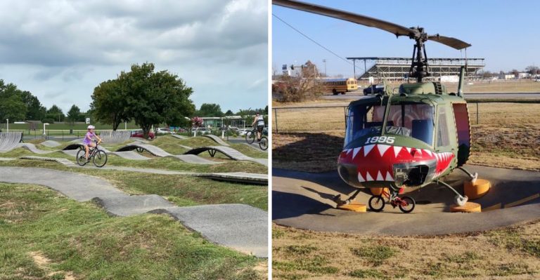 Arkansas Has A Pump Track So Massive It Feels More Like A Roller Coaster For Bikes