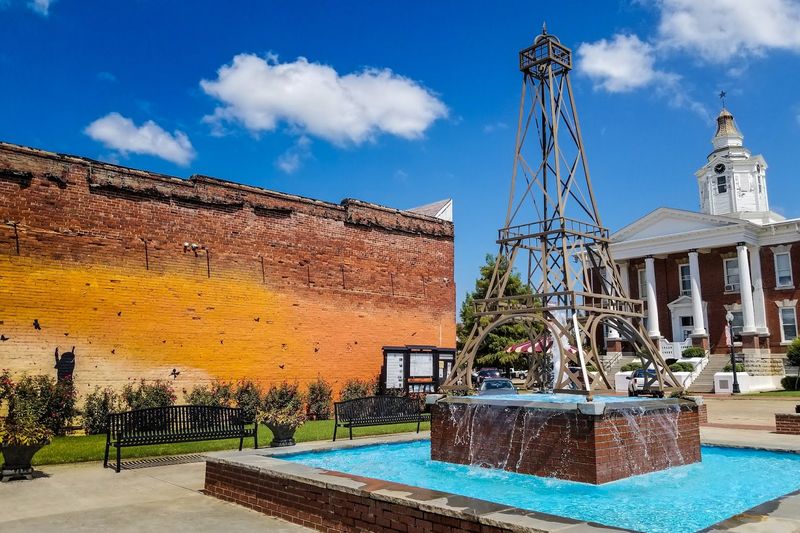 Small Scale Eiffel Tower In A Quiet Ozark Setting