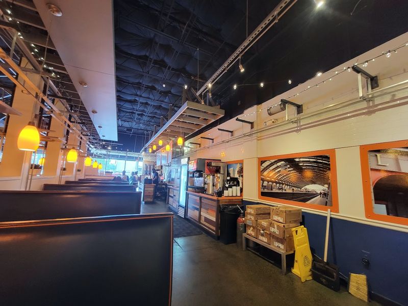 Train Delivered Meals Overhead