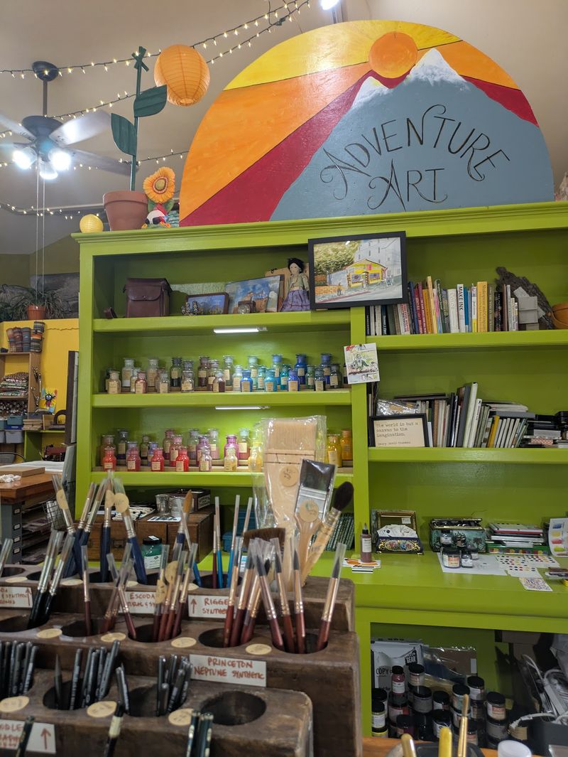 Artist-Made Supplies Fill The Shelves Artist-Made Supplies Fill The Shelves