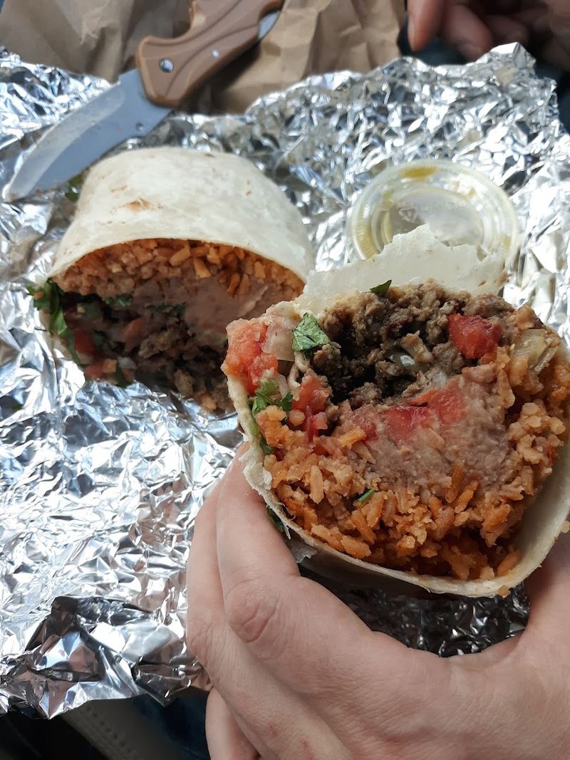 Surf And Turf Burrito When Hunger Is Serious