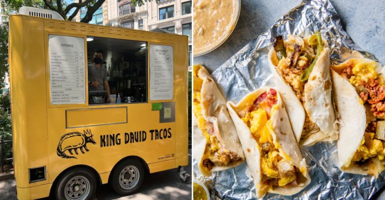At This New York Taco Truck, Giant Breakfast Tacos Have Earned Citywide Fame