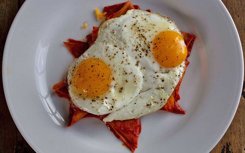 Chilaquiles – Popular at Santa Fe cafés