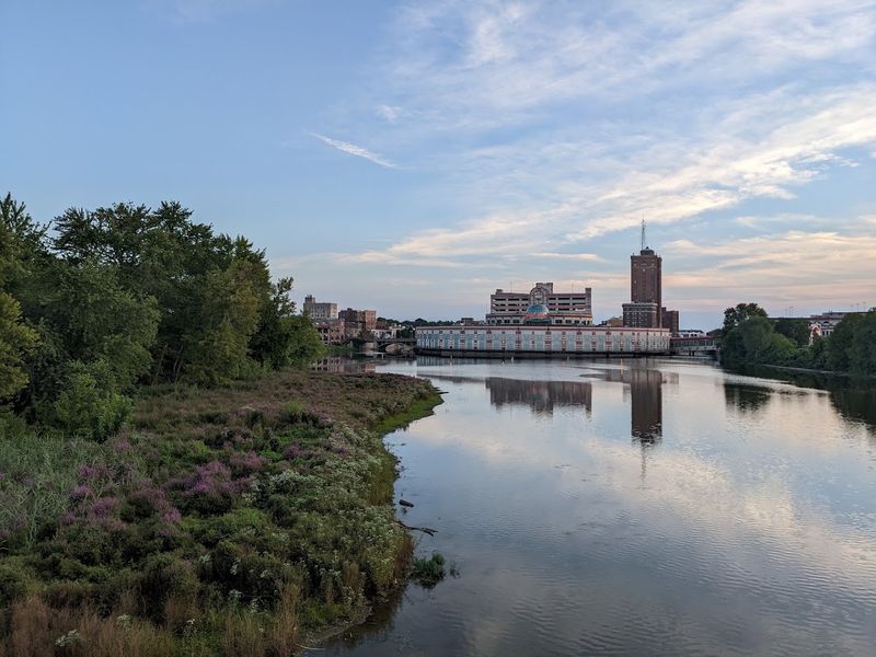 Aurora Sits Right On The Fox River