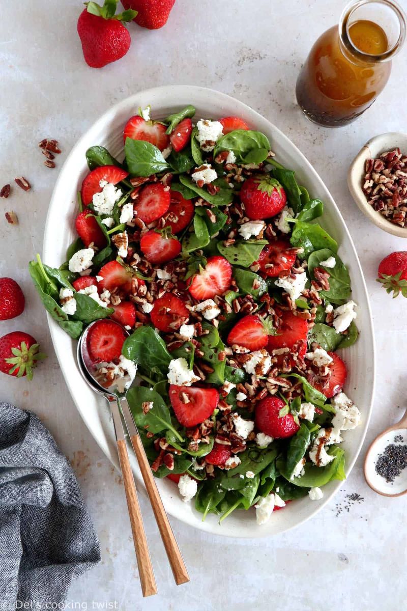 Strawberry Spinach Salad: Berry Sweet Greens