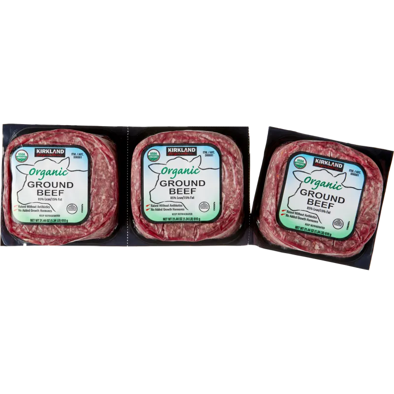 BARGAIN: Kirkland Signature Organic Ground Beef