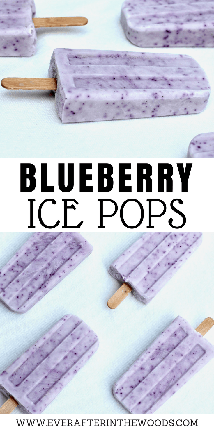 blueberry almond ice pops with no added sugar