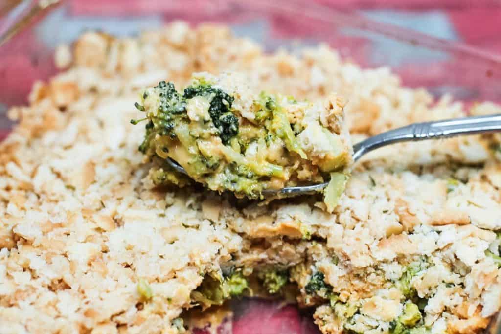 Broccoli Velveeta Cheese Bake with Ritz Crackers Ever After in the Woods