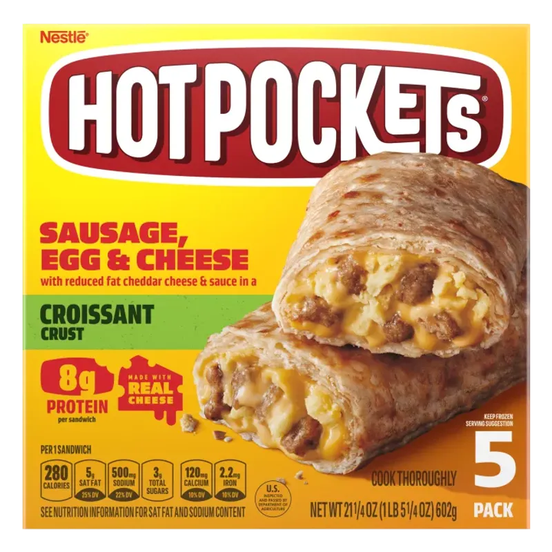 AVOID: Hot Pockets Sausage, Egg & Cheese