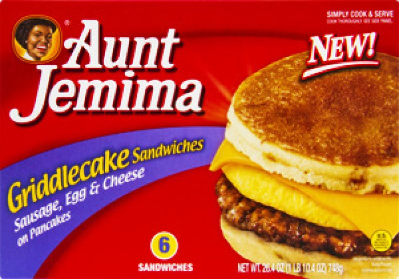 AVOID: Aunt Jemima Sausage, Egg & Cheese on a Biscuit