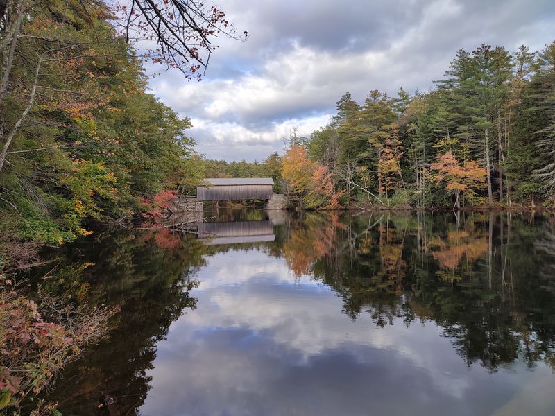 Babb's Covered Bridge, Gorham And Windham