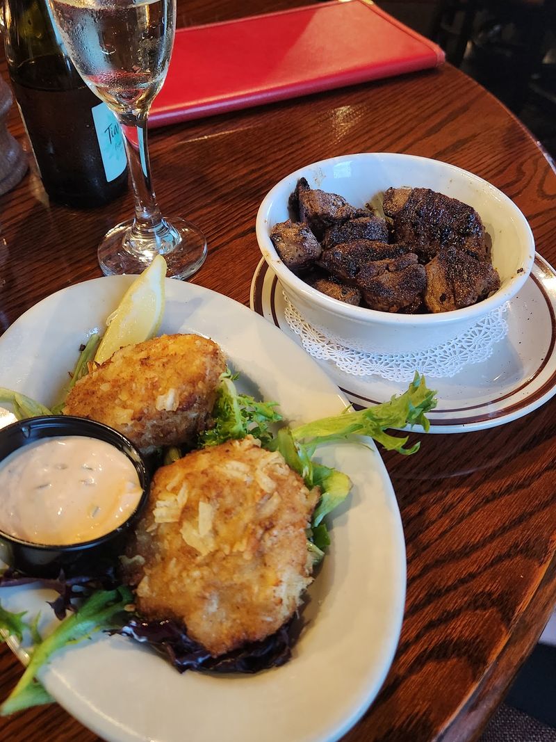 Baby Back Ribs And Crab Cakes Round Out The Menu Nicely