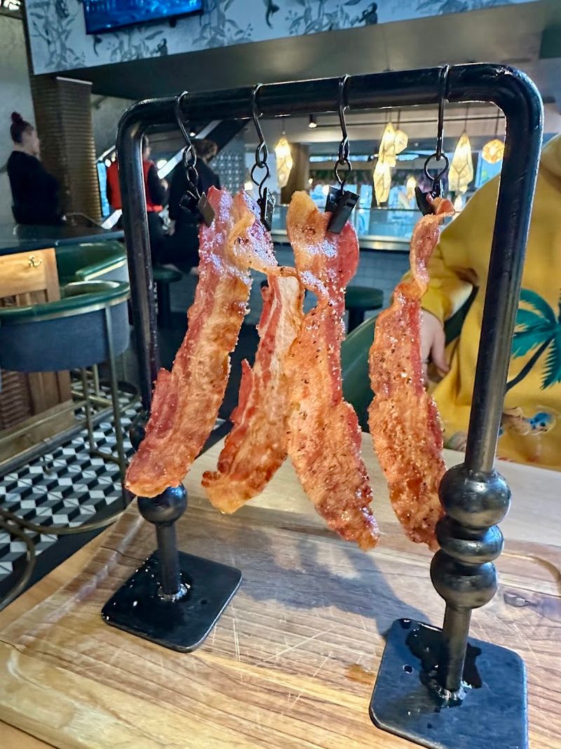 Bacon Piled High Enough To Impress A Crowd