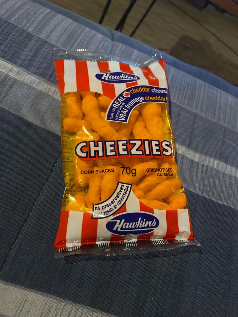 Cheezies: Fluorescent Cheese Imposters