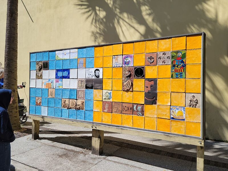 Artwork In Front Of The Spanish Military Hospital Museum