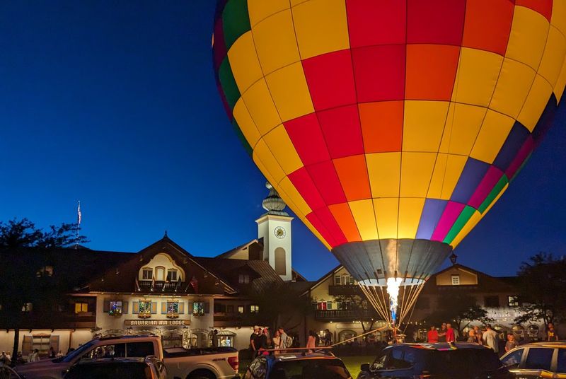 Balloons Over Bavarian Inn, Frankenmuth