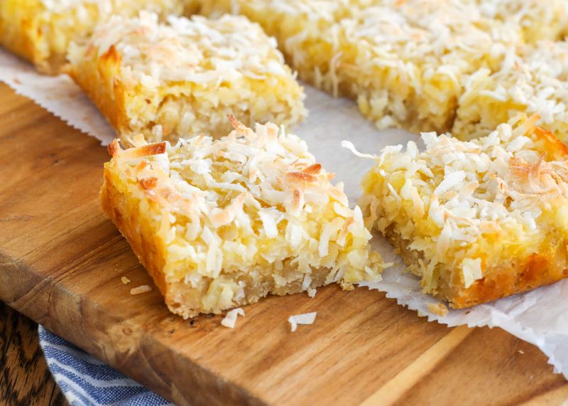 Pineapple Coconut Dream Bars