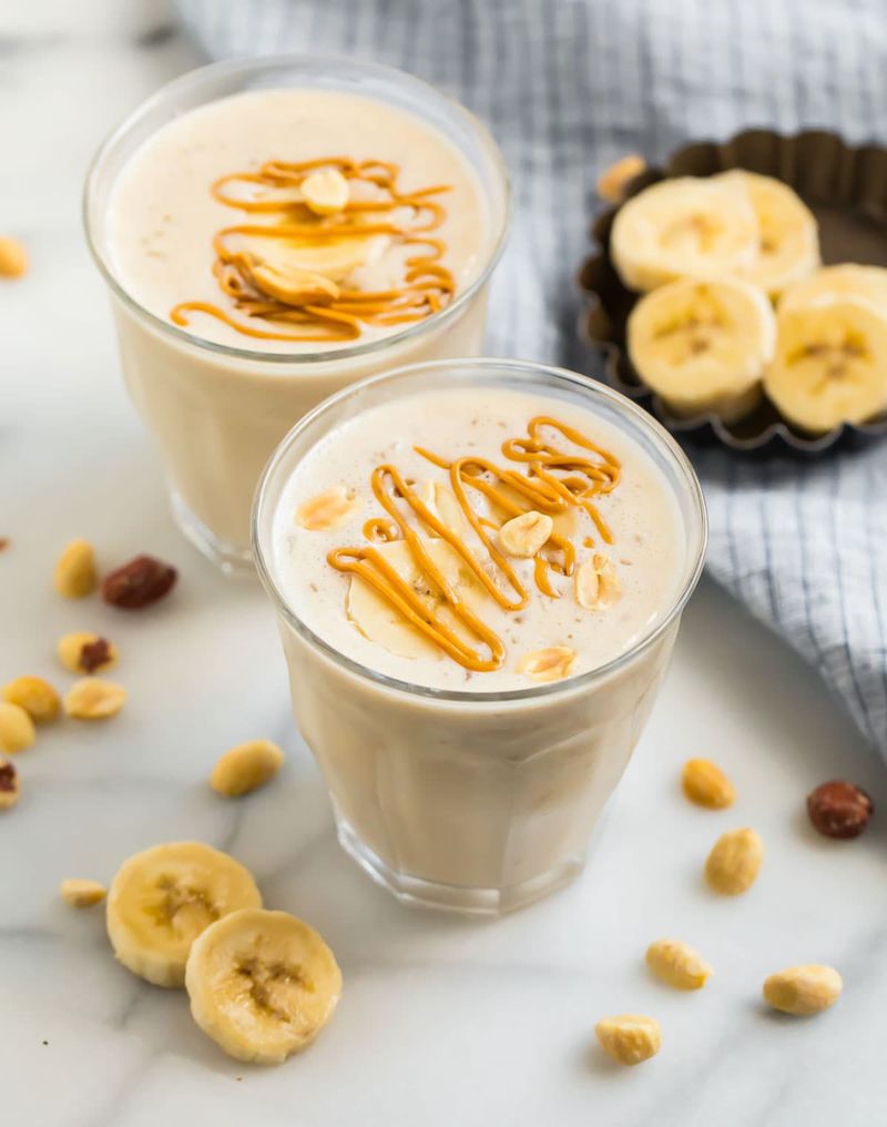 Banana Peanut Butter Milkshake