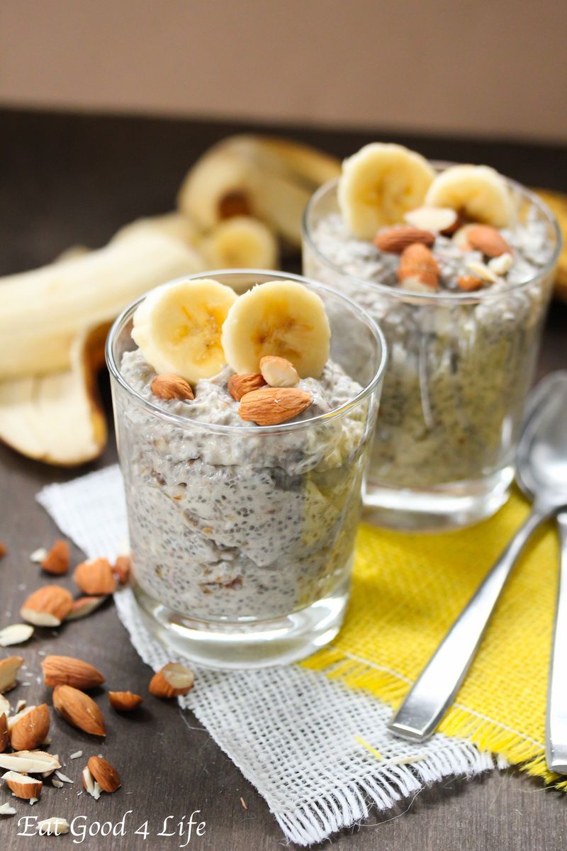Banana Chia Seed Pudding