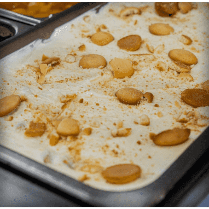 Banana Pudding And A Cold Cup Of Lemonade