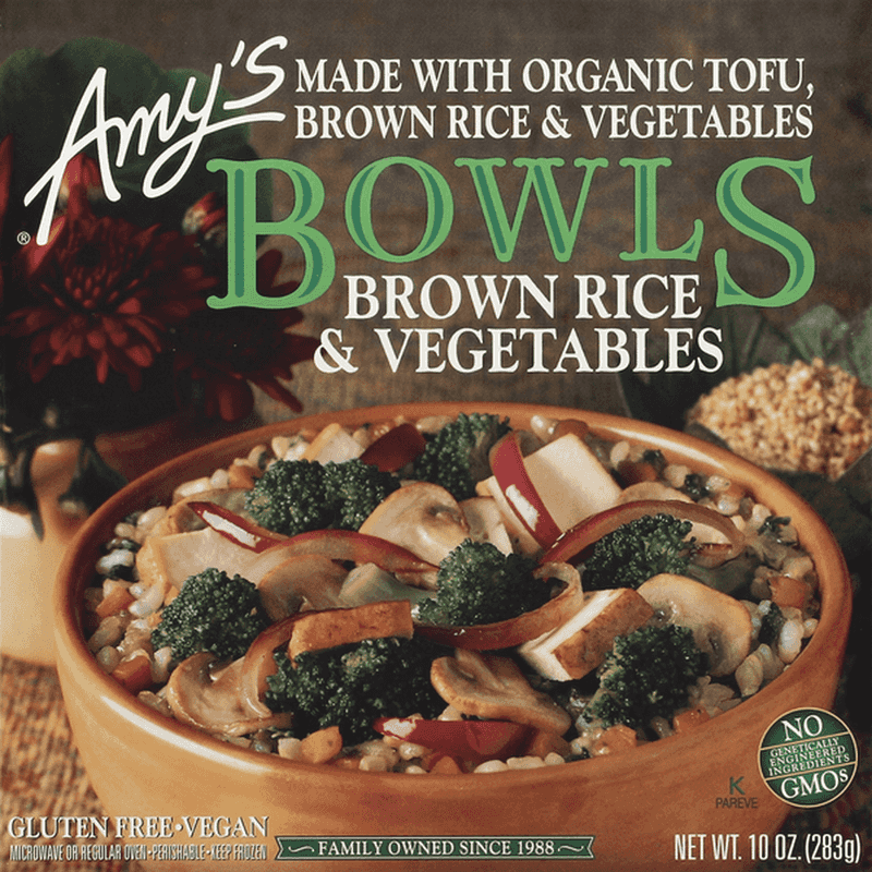 Amy's Brown Rice & Vegetables Bowl: Organic Savior