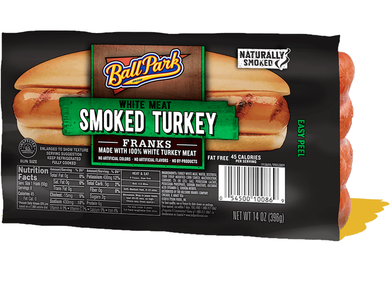 Ball Park White Meat Smoked Turkey Franks