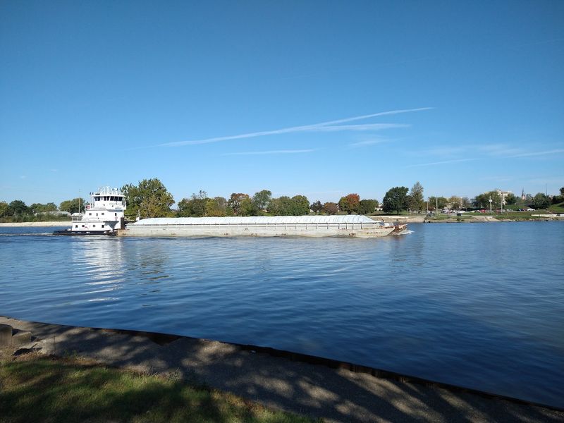 Barges On A Watery Highway