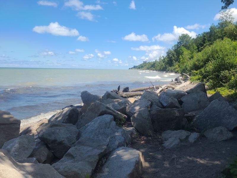 Beach Access Down the Bluff Stairs