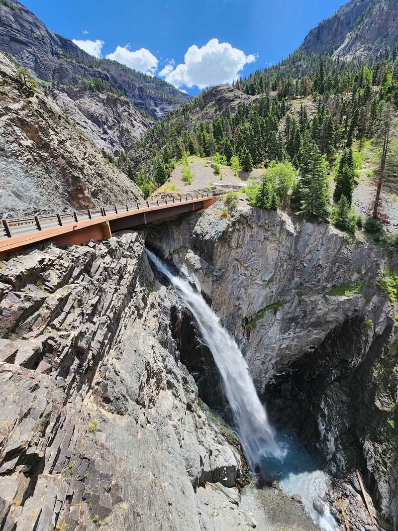Bear Creek Falls Overlook, South of Ouray Bear Creek Falls Overlook, South of Ouray